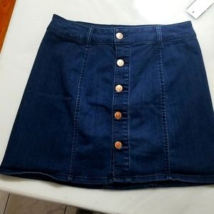 Celebrity Pink Denim Mini Skirt Size 5/27